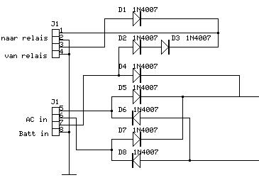 Alarm system circuit: the rectifier