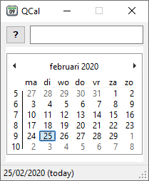 Quick Calendar