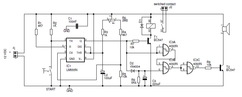 Complete schematic diagram for the extended soldering station protection